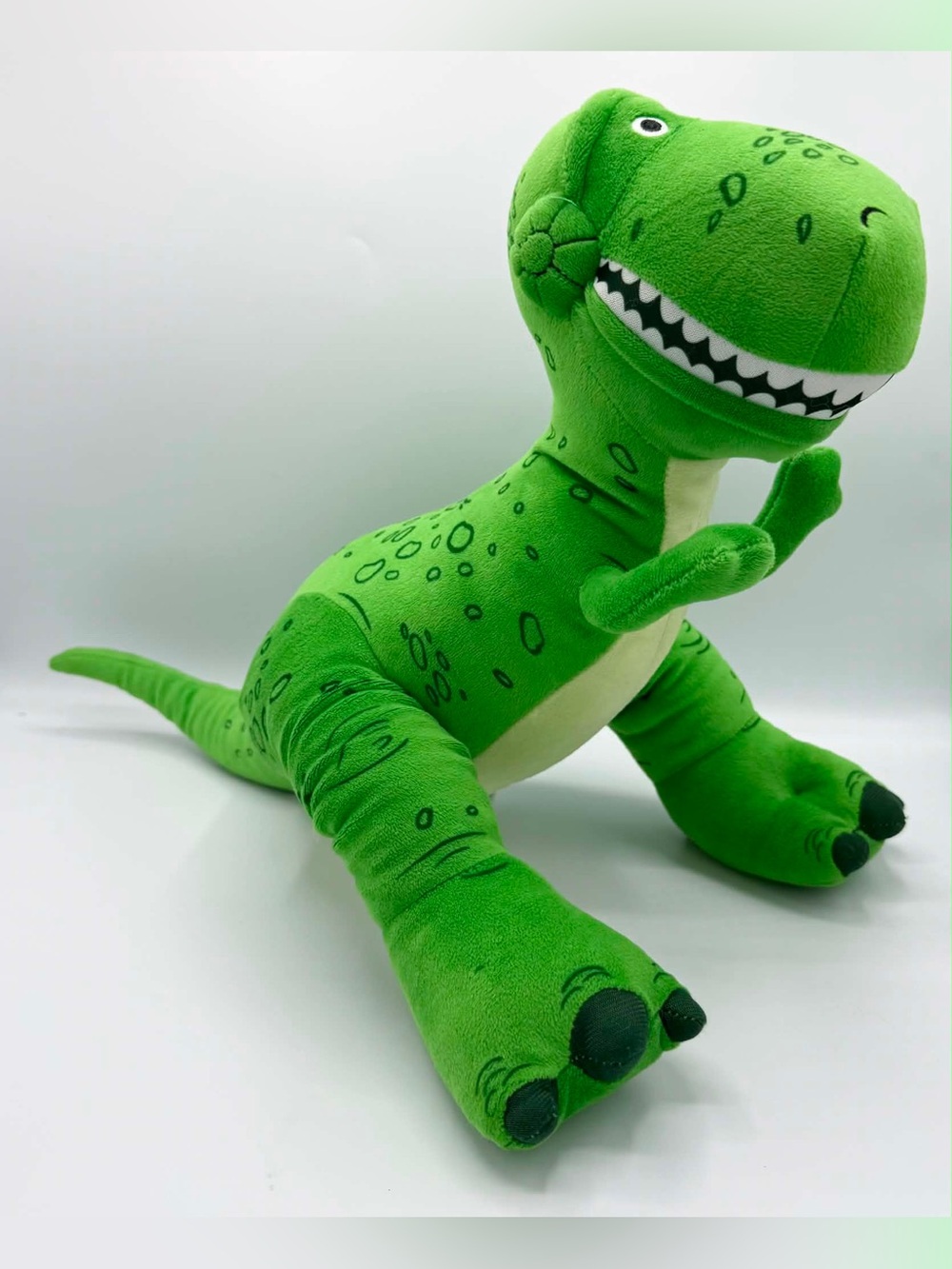 Disney Toy Story Rex Pixar Plush Collection Dinosaur T-Rex Green 14" - GUC